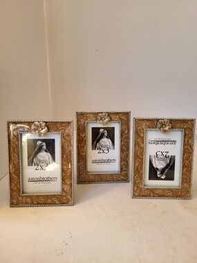 Aaron Brothers Enamel Ornate 2x3 Picture Frame - Set of 3